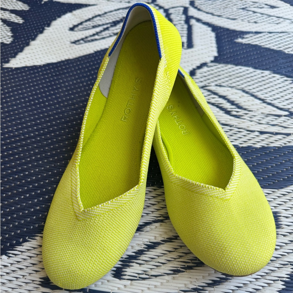 Rothy's Women's Neon Flats Sz 10w